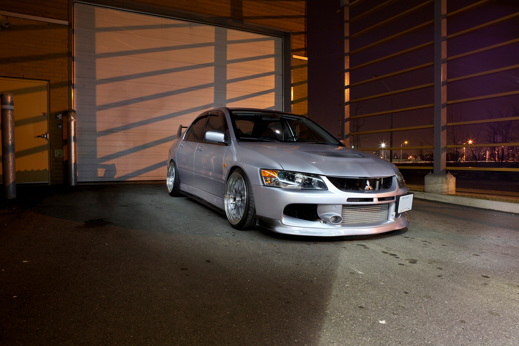  photo shoot of Stanley's EVO 9 BBS LMs and Carson's EVO 8 Works 